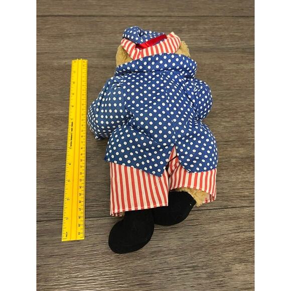 Americana Patriotic 4th of July, Memorial Day Bear Plush w/ Hang Tag - Picture 4 of 4
